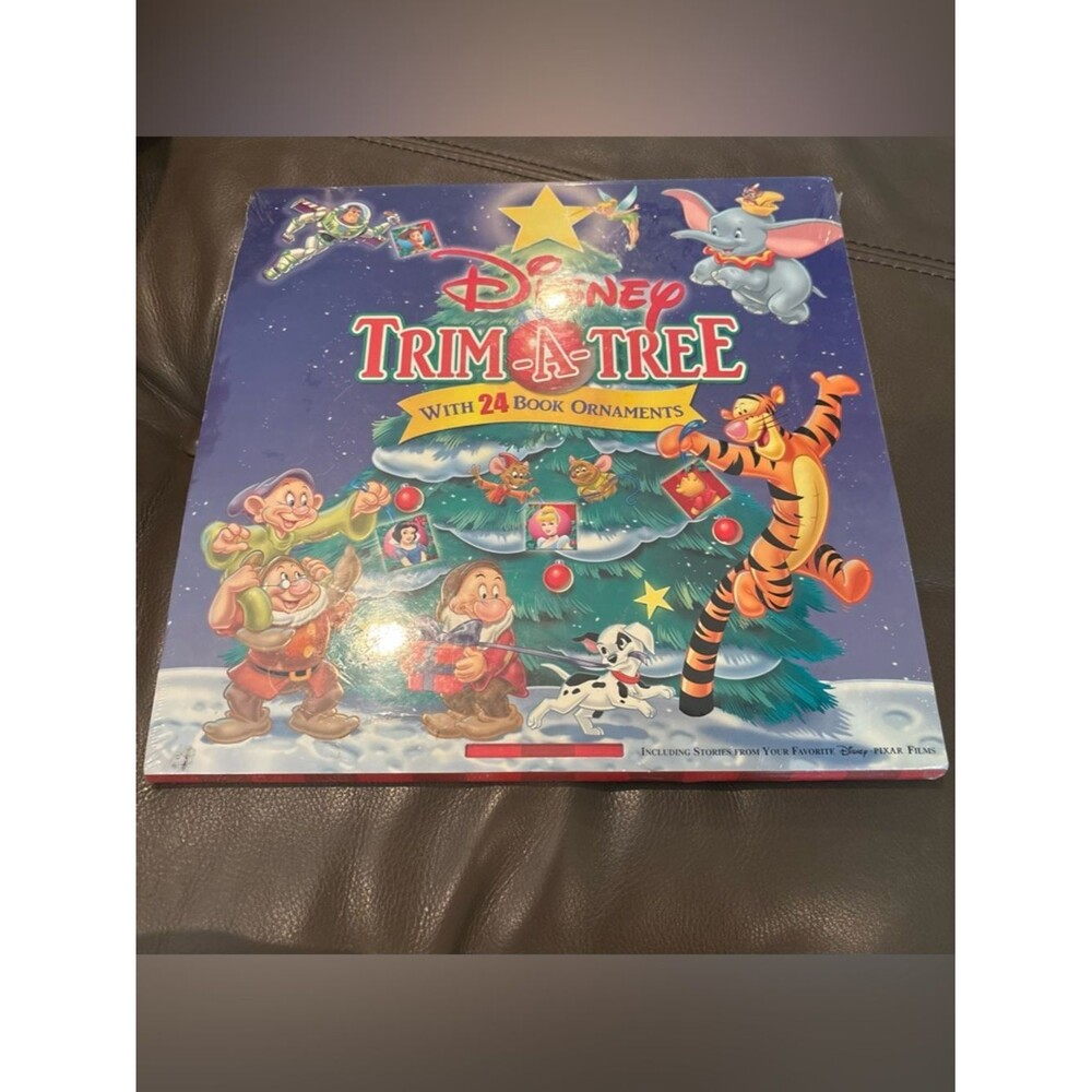 Disney’s Trim A Tree 24 Book Ornaments Vintage